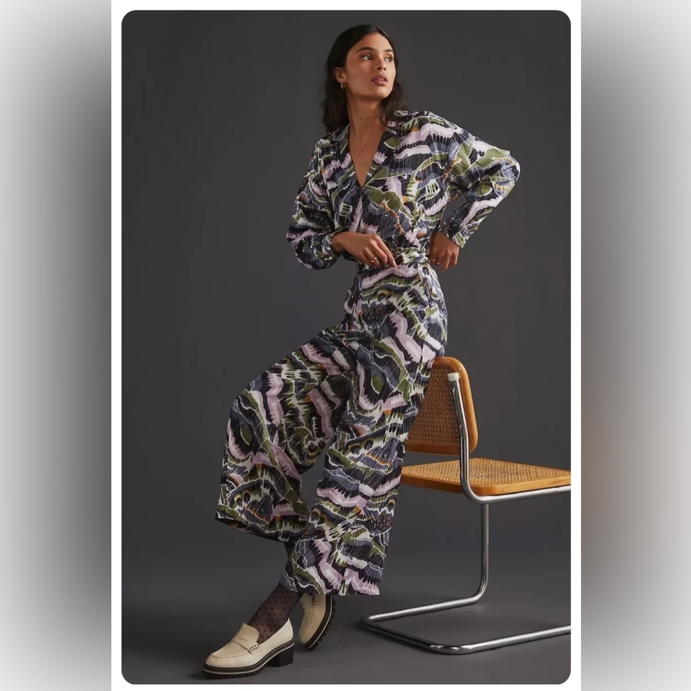 Anthropologie Abstract Bodysuit, Size 6
